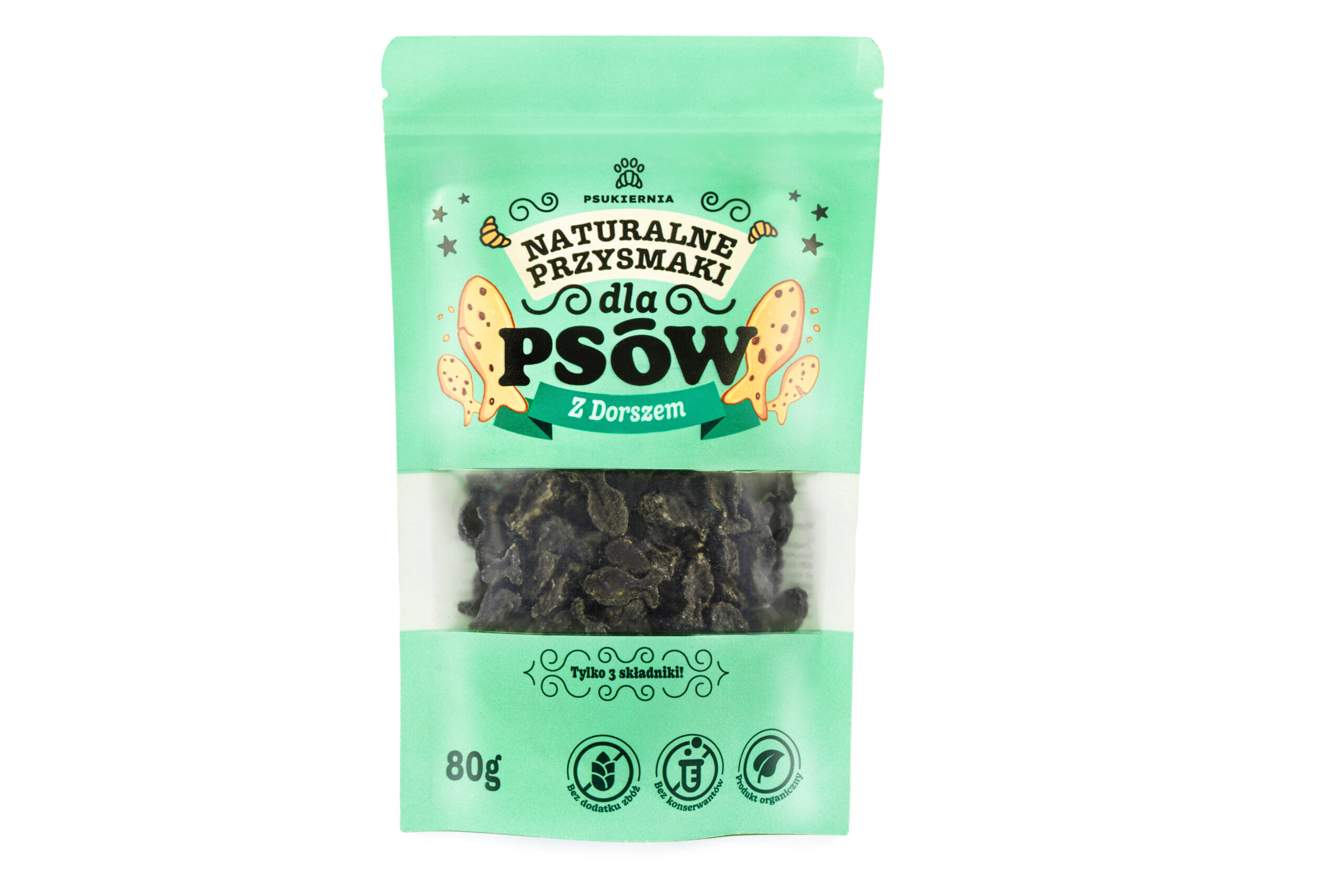 Przysmaki dla psów z Dorszem 80 g