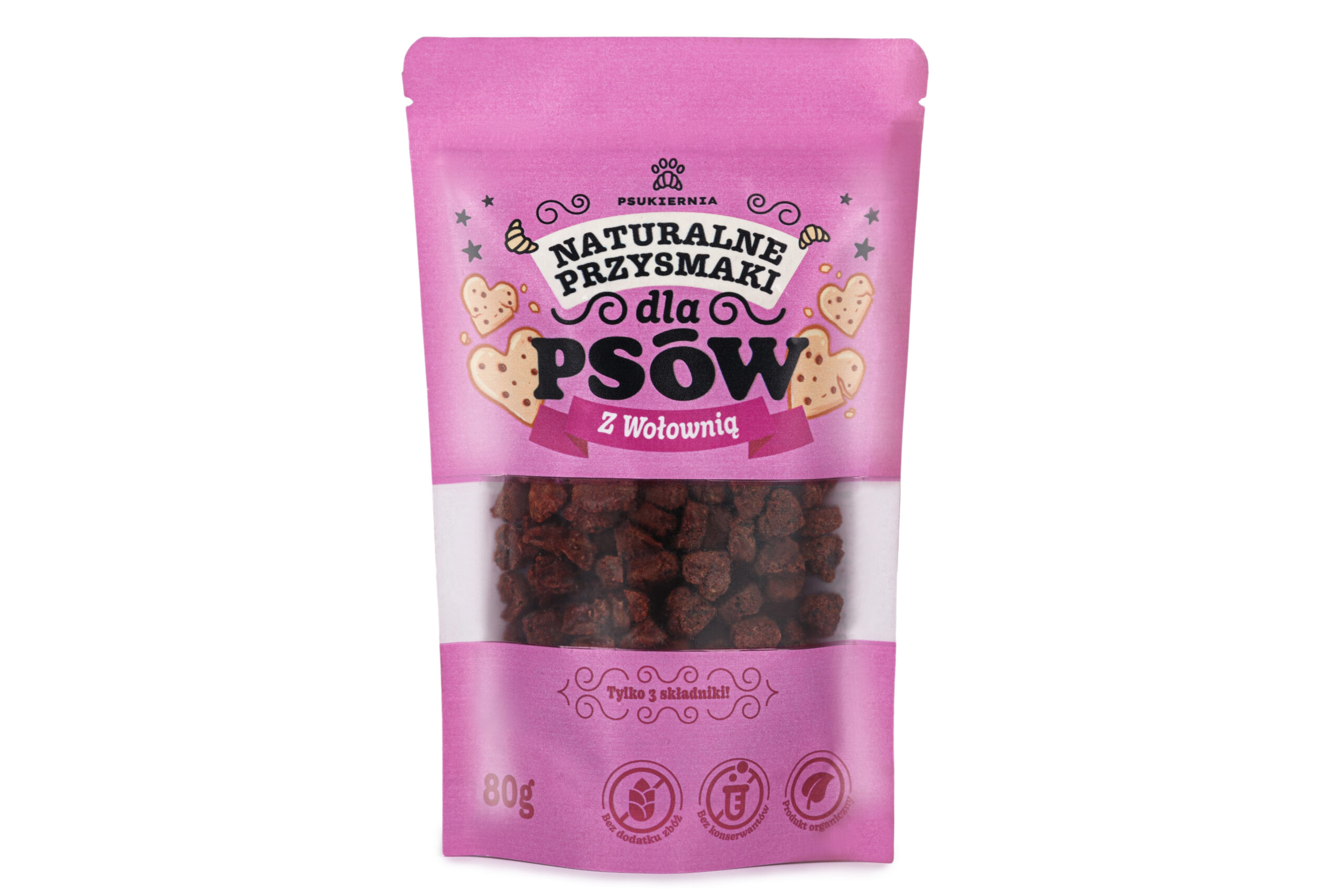 Przysmaki dla psów z Wołowiną 80 g